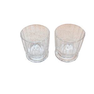Vintage Pair of Dansk Double Old Fashion Glasses Made in France